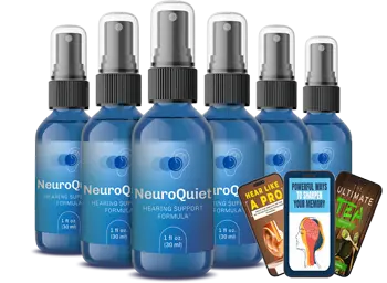 NeuroQuiet six bottles plus bonus